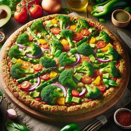 Sebze Kabuklarından Brokoli Pizza